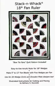 Stack-n-Whack Quilt Pattern & Fan Ruler Template by BSR Design