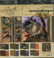 Graphic 45, Midnight Tales, Collection Pack, 12x12 Double Sided, Paper/ Stickers