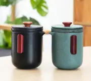 Portable Ceramic Tea Set Travel Bag Teapot Infuser Four Tea Cup Office Drinkware