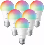 6x Sengled Smart Bluetooth Light Bulb Works with Alexa Only Multicolor