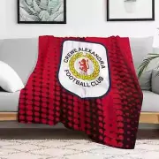 Crewe Alexandra English Football Throw Blanket 40x30 Inch