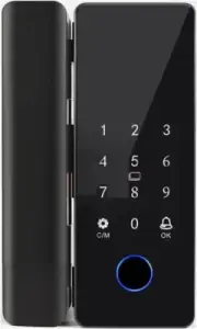 Leadwaytek Smart Lock No Drill Tuya Smart Lock for Alumimium Frame & Glass Door