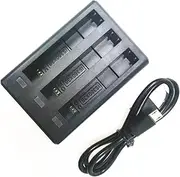 Triple Action Camera Battery Charger USB Dual Charger for Insta360 One X3 Panoramic Camera Charger