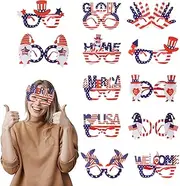 [Generic] 4th Of July Sunglasses For Adults, 4th Of July Themed Decorations, 12X Bulk Sunglasses, Outdoor Gear, Accessories & Supplies For Beach Viewing, Pool Party Celebrations, Backyard Barbecues