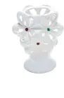Lightscapes Snowflower Pedestal in Pearl