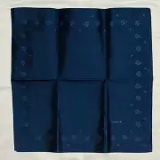 Chanel Mini Scarf Chief Coco Mark Clover Navy
