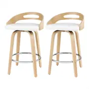 Artiss Bar Stools PU Cushion 2 Pack