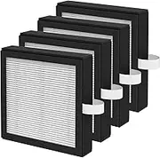 XBWW 4 Pack DH02 3-in-1 HEPA and Activated Carbon Replacement Filter Compatible with Tenergy Sorbi DH02 2 in 1 Dehumidifier(1000ML), Afloia AQ8 Q8 / Honati DP2201/ Hysure Q7 Air Purifi-er