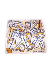 Silk Carré Keys Scarf