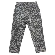 Grayson Mini Girls Leopard Print Sweatpants Gray, Size 3T