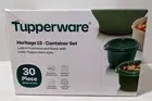 Tupperware Heritage Collection 30 Pcs Food Storage Container Set - Forest Sage
