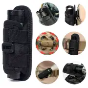Multi-Purpose Portable Flashlight Pouch Waist Belt Mount 360°Degrees Rotate Bag