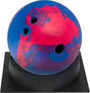 Bowling Ball Holder – Display Stand | Ball Rack | Rotating Base For Polishing – Non-Slip ABS Mount For Baseball, Golf, Softball, Tennis, Souvenir Balls – Home Bowling Accessories Gift