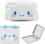 U-CHYTY Cartoon Makeup Bag Anime Plush Cosmetics Case Pink Kitty Pencil Case Kitty Capacity Bag for Women Girl, Bag-04, Fashion