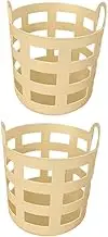 Cabilock Pcs Laundry Hamper Grey Washing Basket Reusable Laundry Basket Organizer for Small Clothes Storage Easy to Move