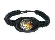 St. Benedict Black Bracelet Women Men Adjustable Unisex Gift San Benito Pulsera