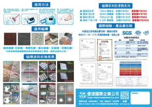 台灣現貨免運 磁磚防滑劑0.5坪+除水垢清潔劑100ml 優捷防滑 除垢隊長 防滑 止滑 地板 磁磚 (7折)