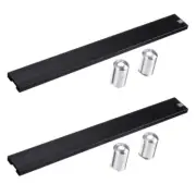 Set Woodworking Tools Dog Hole Baffle Plate Aluminum Diy Planing Stop Board