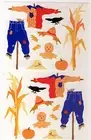 Mrs. Grossman's Giant Stickers - Build-A-Scarecrow - Scarecrow Parts - 2 Strips