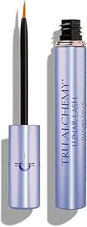 Lunar Lash by Tru Alchemy | Eyelash Growth Serum with Keratin, Collagen, and Hyaluronic Acid | Nightly Boost for Long, Voluminous Lashes | .1 oz/3 ml