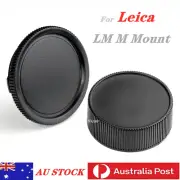 Leica LM M Mount Body Cap+Rear Lens Cap #14269 Set For M6,M7,M8,M9