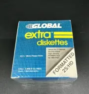 Global Extra Diskettes 3.5" Formatted 2S/HD 10 (3.5 In.) Micro Floppy Disks ER