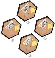 COHEALI Sets Hexagonal Cork Wall Tiles Decorative Office Bulletin Board Easy Install Pin Board Corkboard Creative Room Decor