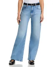 Mother Lil Lasso Sneak High Rise Jeans in Sow Surreal