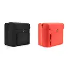 4L/6 Cans Mini Fridge Travel Case Shockproof Storage Bag for Skincare(Black)