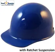 MSA Skullgard Cap Style with Ratchet Suspension - Custom Royal Blue
