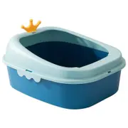 Semi Enclosed Nice Design Cat Litter Box