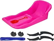 Generic 35 Inch Snow Sled, Winter Toy for All Ages, Sled Suitable for Grass and Sand