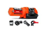 X-BULL Electric Winch 12v 4500LBS Synthetic Rope Wireless Remote 4WD ATV Boat