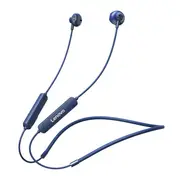 SH1 Wireless Earphone Bluetooth 5.0 Chip HIFI Sound Quality IPX5 Waterproof Sports Headset Magnetic Neckband Earbuds - Blue
