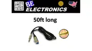 50Ft XLR 3P Female to 1/4 Unbalanced Microphone Cable