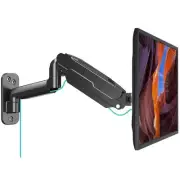 Single Monitor Wall Mount for 13 to 32 Inch Computer Screens, Gas Spring Moni...