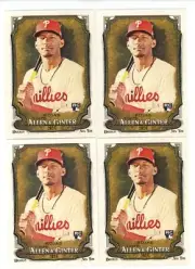 2024 Topps Allen & Ginter #69 JOHAN ROJAS PHILADELPHIA PHILLIES RC 4 Card LOT
