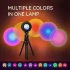 16 Colors Sunset Projection Lamp With Remote Multiple Colors Night Light＋Tripod
