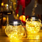 Solar Lanterns Outdoor Waterproof Pack Outdoor Lanterns with 30 LED 4