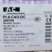 1PCS New Eaton Moeller PL9-C4/2-DC Circuit Breakers 2P 4A DC C-Type Brand~