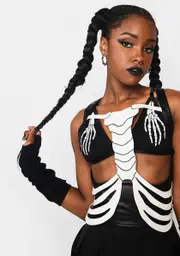 [Trickz N' Treatz] Bone Marrow Ribcage Underbust Corset