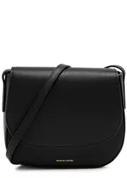 Mansur Gavriel Classic Mini Leather Saddle bag - Black ONE SIZE