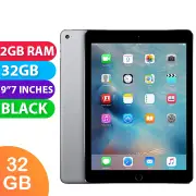 Apple iPad AIR 2 Wifi (32GB, Black) - Grade (Excellent)