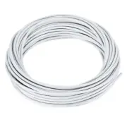 18AWG 18 Gauge Stranded Hook-Up Wire PVC Tinned Copper Wire 15m/50ft White