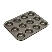 Bakemaster Muffin/Cupcake pan Non-Stick 12 Cup (70x25mm) - 35x27cm