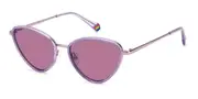 Polaroid PLD 6148/S/X Polarized B3V/0F Men's Sunglasses Purple Size 55