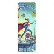CEO of Chaos Mom Themed Rubber Yoga Mat