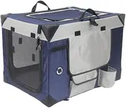 Portable Dog Kennel Crate Carrier Large