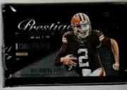 2014 Prestige Football 2-pack Hobby Lot Jimmy Garoppolo AUTO ?