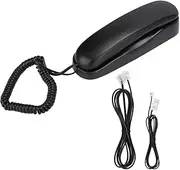 Corded Telephone, Landline Corded Phone Clear Sound Wired Corded Telephone Curve Design for Home/Office/Hotel